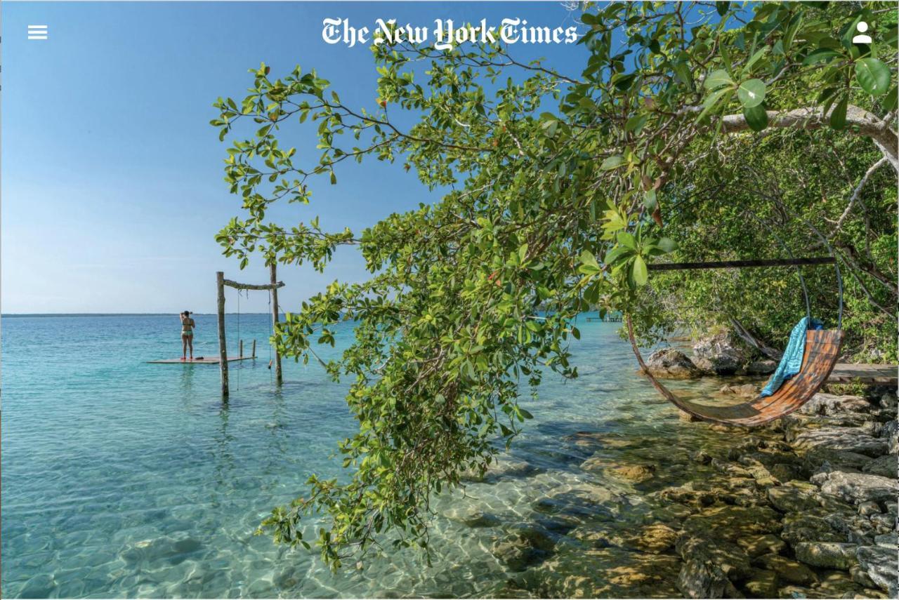 Azul Nomeolvides Bacalar - Guests Only Villa Eksteriør billede
