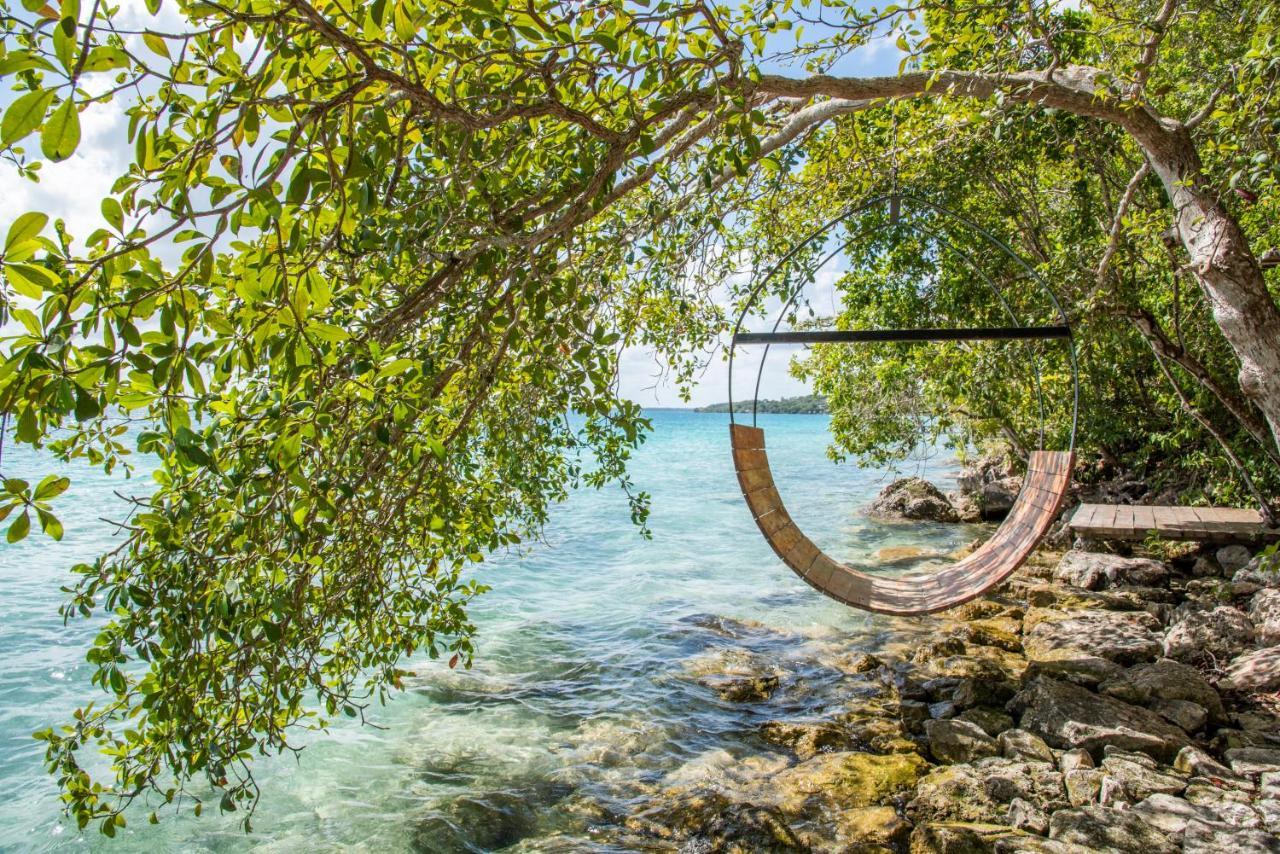 Azul Nomeolvides Bacalar - Guests Only Villa Eksteriør billede