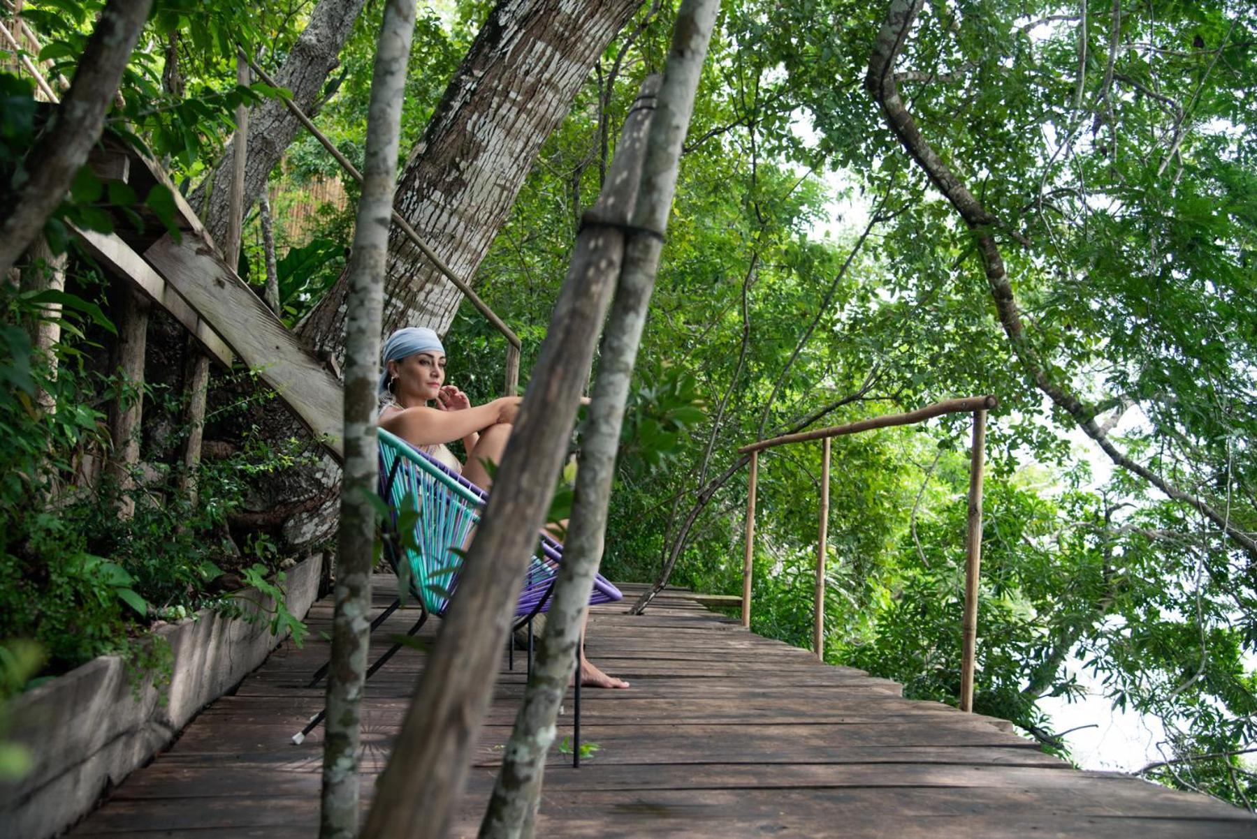 Azul Nomeolvides Bacalar - Guests Only Villa Eksteriør billede