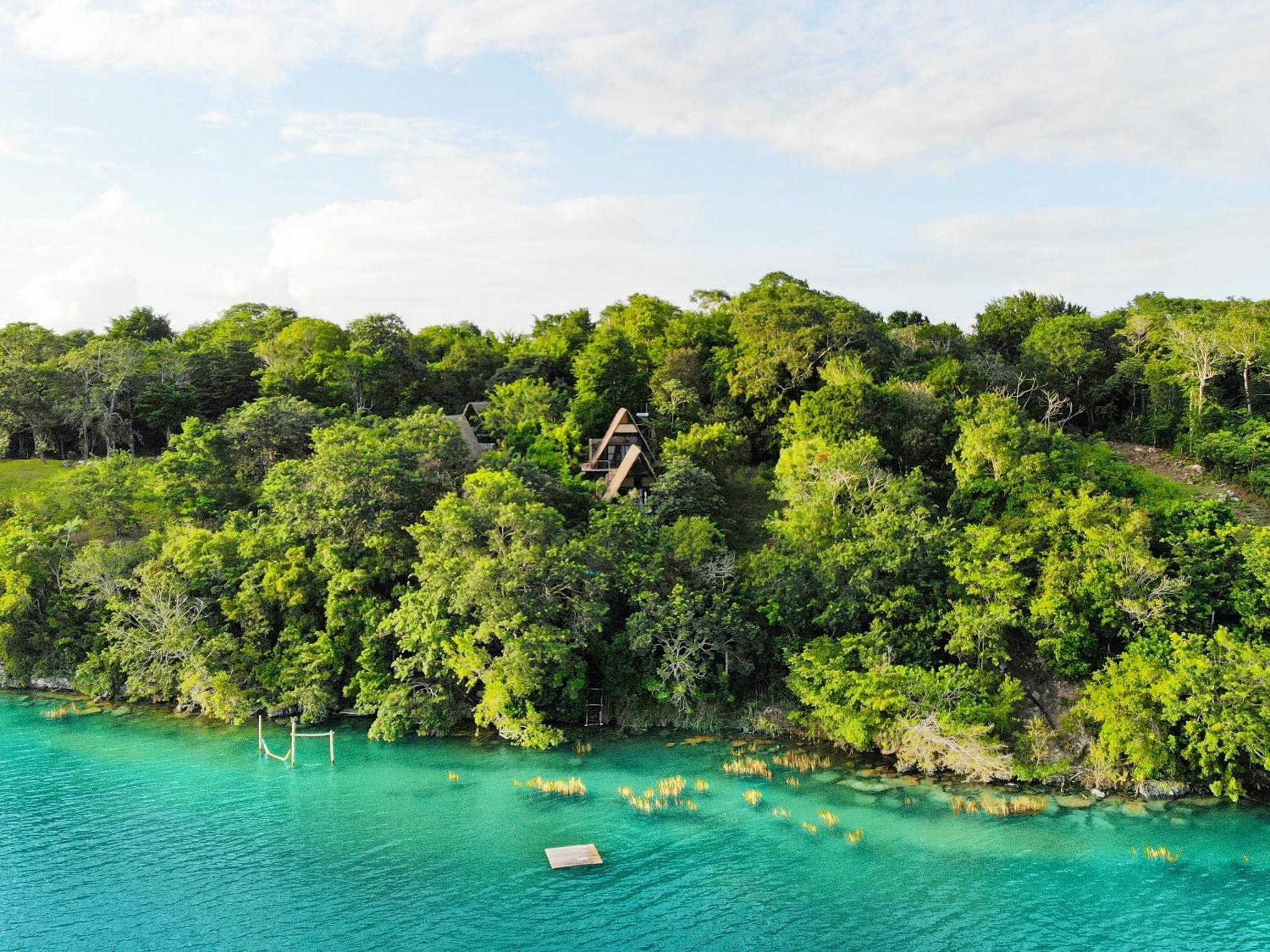 Azul Nomeolvides Bacalar - Guests Only Villa Eksteriør billede