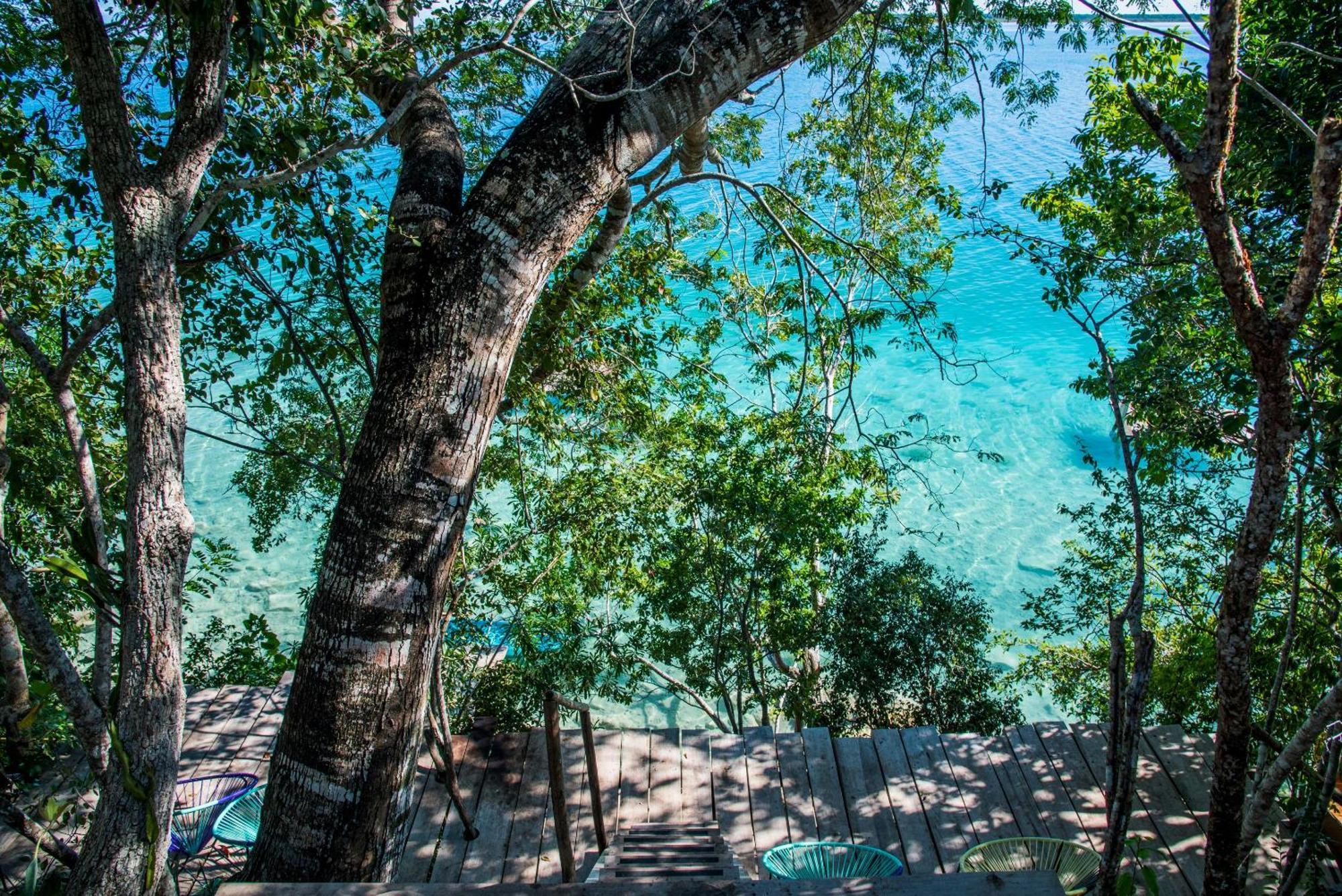 Azul Nomeolvides Bacalar - Guests Only Villa Eksteriør billede